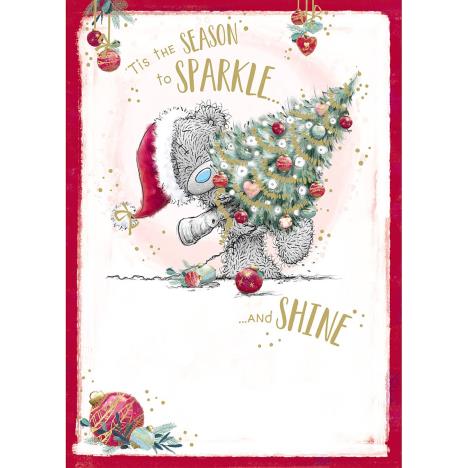 Season Sparkle Me to You Bear Christmas Card £1.79